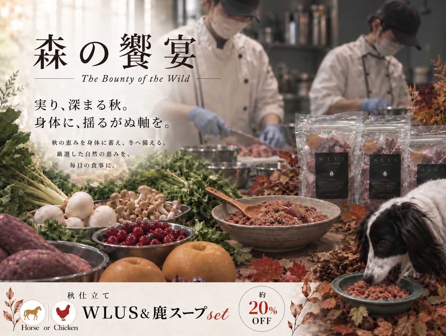 クロムエルシェイク 犬 生食